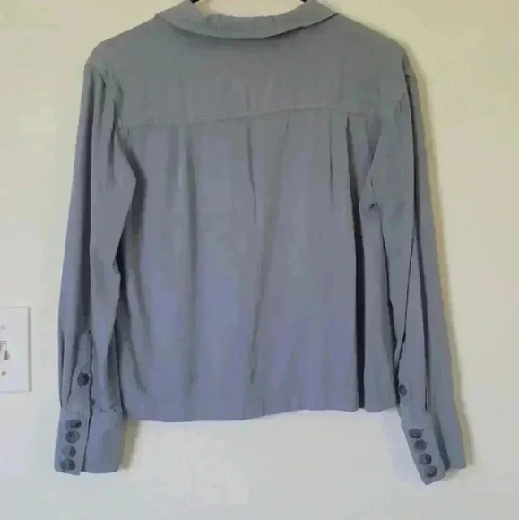 MAX JEANS button down blue xs shirt cowgirl vibes - Picture 5 of 5